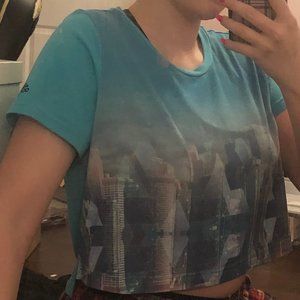 Cropped abstract building top